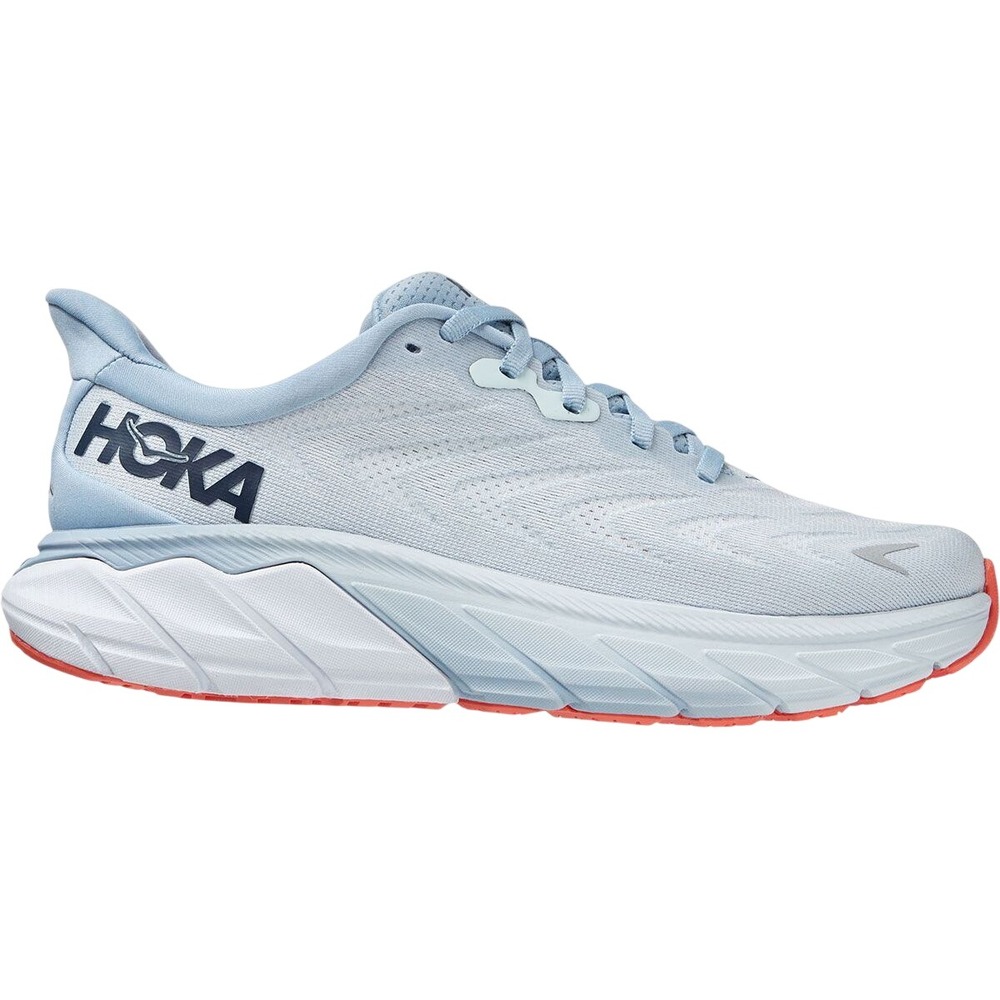 Hoka Arahi 6 Women Running Shoes Blue White Coral Stability Sneaker 1123195